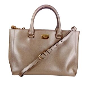 Michael Kors Metallic Gold Retired Satchel